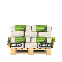 Bentonitový íl – zlepšovač piesočnatej pôdy (24x = 480 kg – na 4800 m2)