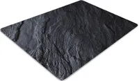 Podložka pod kancelářskou židli 120 cm x 90 cm Podložka pod kancelářskou židli - černý mramor