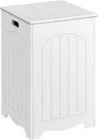 Yaheetech Wäschekorb mit Deckel, 96L Wäschesammler, Wäschesortierer, Wäschebox, Wäschetonne, Holz