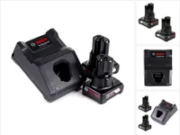 Bosch GAL 12V-40 Profesionální rychlonabíječka pro 12V baterie ( 1600A019R3 ) + 2x 6,0 Ah baterie ( 1600A00X7H )