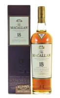 Macallan 18 Jahre Sherry Oak 2022 Speyside Single Malt Scotch Whisky, 0,7l, alc. 43 Vol.-%