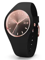 Black 020620 chrono ICE Ice-Watch Rose-Gold L