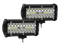 Greenmigo 2X 120W LED Arbeitsscheinwerfer Bar,IP67 Zusatzscheinwerfer Arbeitslicht LED Scheinwerfer Arbeitsleuchte