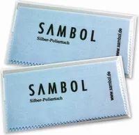 Sambol Silberputztuch 15 x 16 cm 2x Poliertücher