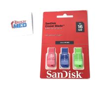 SanDisk Cruzer Blade – 16 GB (3er-Pack)