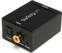 StarTech.com Převodník digitálního koaxiálního signálu SPDIF a optického signálu Toslink na stereofonní zvuk RCA
