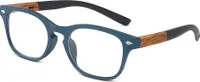 PACIEA Lesebrille Blaulichtfilter Vollrand Computerbrille Anti Müdigkeit Ultraleicht Damen Herren Blau+100