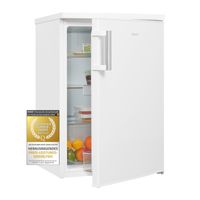 Kühlschrank Kühlgerät Vollraum Kühler Exquisit A+ Inox Look 130 L 91 kWh /Jahr 