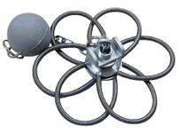 Komínová rozeta 130-230mm 6 pružín z nehrdzavejúcej ocele s hmotnosťou 0,5kg