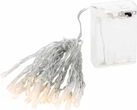 Lex Light LED Lichterkette Batterie 2,85m 20 LEDs warmweiß Innen