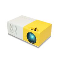 INF Přenosný projektor v kapesním formátu White/Yellow