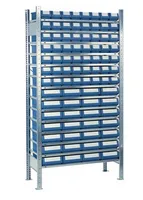 Bezšroubové regály H2000xŠ1000xD500mm Základné regály 14 oceľových políc