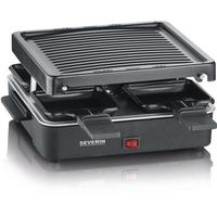 Mini Raclette gril SEVERIN RG 2370 nerezová ocel/černá barva