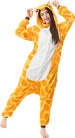 Katara 1744 -  Giraffe orange XL (175-185cm), Jumpsuit, Onesie, Karneval, Overall, Party, Karnevals-Kostüm, Verkleidung zum Fasching, Schlafanzug, Hausanzug, Jogginganzug, Cosplay, Tierkostüm für Erwachsene