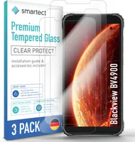 smartect Schutzglas Klar für Blackview BV4900, 3 Stück