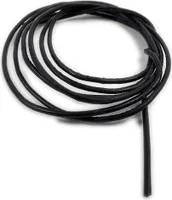 Lederschnur Lederriemen Lederband zum verknoten schwarz 100cm 11925
