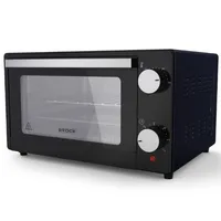 Mini elektrická trouba Brock 9l, 650W, černá, samostatně stojící
