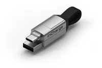 inCharge 6 Krátky nabíjací kábel pre iPhone Lightning kábel usb c - 6 v jednom všetko, čo potrebujete - Kábel pre iPhone, Samsung, Huawei - strieborný