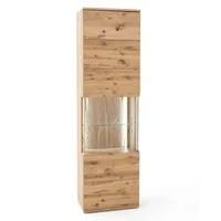 Vitrine 1 Santori | Eiche Bianco | ohne Beleuchtung