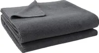 Zoeppritz Plaid Soft-Fleece Farbe medium grey Größe 110x160