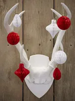 12 weihnachtliche Wabenballanhänger
