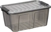 plast team Aufbewahrungsbox HOME BOX 8,0 Liter grau-transparent