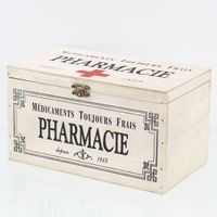 Deko-Box "Pharmacie"  23 x 13 x 13 cm