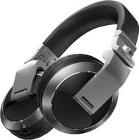 PIONEER DJ HDJ-X7-S - Closed-back Circumaural DJ Headphones with 50mm Drivers, with 5Hz-30kHz Frequency Range, Detachable Cable, and Carry Pouch - Sil