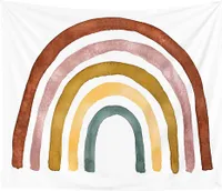 Domov Dúhové tapisérie, Boho tapisérie, závesné, dekorácie, tapisérie do spálne, obývačky, detskej izby (150 cm x 130 cm, farba 1)