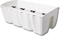 Nohel Garden Truhlík CROWN na zábradlí plastový 58x28cm