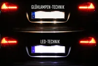 Kompletny zestaw oświetlenia tablicy rejestracyjnej LED dla Porsche Cayenne