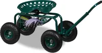 relaxdays Fahrbarer Gartensitz mit Stauraum
