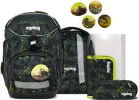 Ergobag Schulranzen-Set PACK MähdreschBär 6-teilig, höhenverstellbar