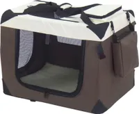 @Pet Hundetransportbox Braun 50x34x36 cm Nylon