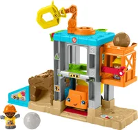 Súprava hračiek Fisher-Price Little People Stavenisko, hračka pre batoľatá