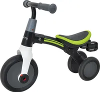 Sunny Walker 2-in-1 2000 Laufrad für Kinder in Grau | Laufrad aus Metall mit 3 Rädern | Kinderlaufrad für drinnen und draußen | Baby Lauflernrad für