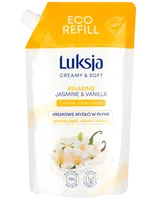 Luksja Kremowe mydło w płynie Jaśmin i Wanilia, zapas, 400 ml