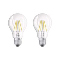 OSRAM LED-Lampe A40, E27, EEK: E, 4 W, 470 lm, 2700 K, 2 Stk