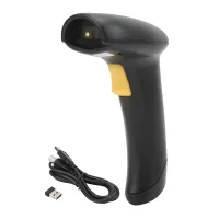 Drahtloser Barcode-Scanner 3 in 1, kabelgebundener USB-Handheld mit ABS-Gehäuse, Offline-Upload, 2D-QR-Code-Scanner für den Supermarkt