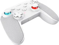 Trust Gaming GXT 1246W Muta Bluetooth Nintendo Switch Controller, Gaming Controller mit Play-and-Charge-Kabel, Dual-Shock-Vibration, 15h Spielzeit, Aufladbarer Akku, für Switch Lite, OLED, Weiß