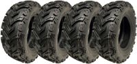 24x8.00-12 Quad ATV Tyres 6ply Wanda P3128 E-Marked Road Legal 40J (Set of 4)