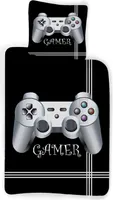 Súprava posteľnej bielizne Gamer 2 ks 135x200 cm (80x80 cm)
