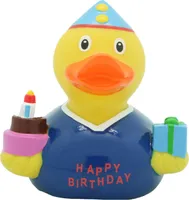 LiLaLu 1980 Badeente "Geburtstag Junge"