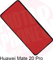 Huawei Mate 20 Pro Akkudeckel Klebefolie Kleber Backcover Rahmen Adhesive Dichtung Neu