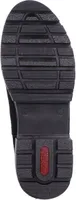 Rieker Damen Stiefelette Chelsea Boot Stretch Blockabsatz 76884, Größe:42 EU, Farbe:Schwarz