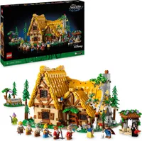LEGO ǀ Disney Die Hütte von Schneewittchen und den sieben Zwergen, Bauset für Erwachsene mit 10 Minifiguren, Modell zum Bauen und Ausstellen, Geschenk für Fans des Filmklassikers 43242