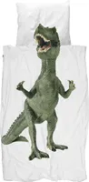 Snurk Bettwäsche Dinosaurier Größe 135x200/80x80 cm