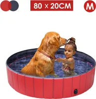 Faltbarer,Hundepool,für,Kleine,Mittlere,und,Große,Hunde,,Robust,Material,Planschbecken,Bällebad,Hunde,Pool,für,Kinder,und,Hunde