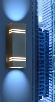 Lutec LED Außenwandleuchte Stripes Edelstahl Up- & Downlight