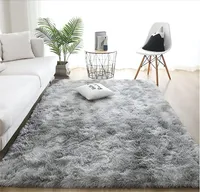 Plüschteppich Wohnzimmerteppich Plüsch 120 x 160 cm - Wohnzimmerteppich Flauschiger Shaggy Schlafzimmer Nachtvorleger Outdoor Teppich